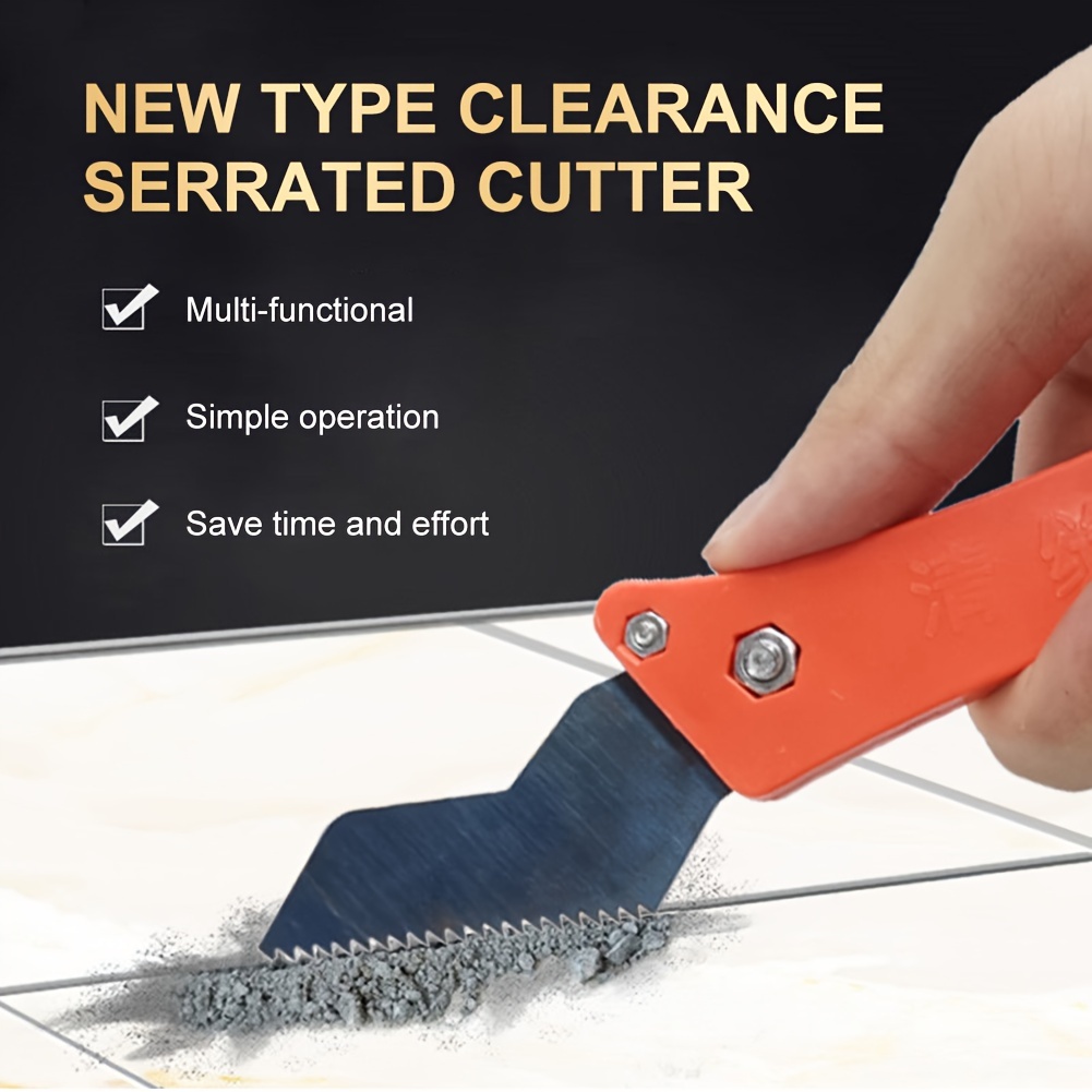 Ceramic Tile Floor - Profesyonel Seramik Karo Derz Sökücü Tırtıklı