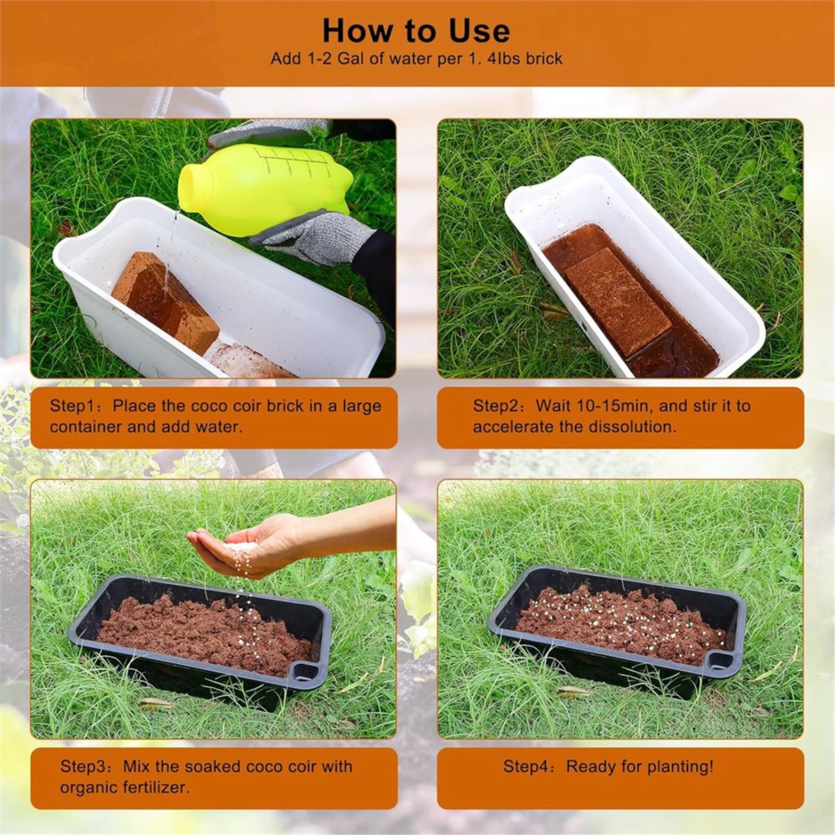 HITL 3'lü Paket Tuğlalar, Bitk - Substrate Coconut Fiber incelemesi ve fiyatı